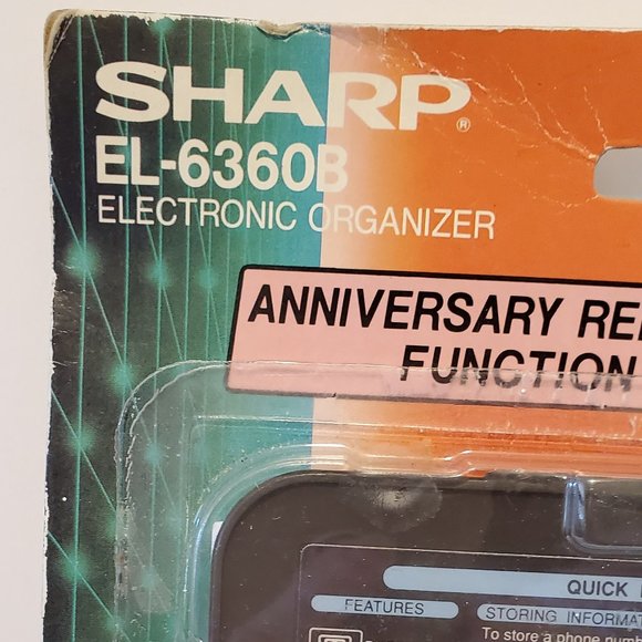 Sharp EL-6360 Organizer - Picture 2 of 5